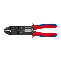 Клещи зажимные для опрессовки чёрное лакирование 240 мм Knipex 97 22 240