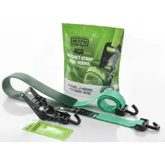 Ремень стяжной REGULAR 50мм STF 400 Dan 3000кг 3м резин. контр(3шт) 33мм HITCH SZ068107