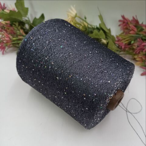 Sequin Lurex люрекс с пайеткой 3000м/100гр 020 Холодный графит