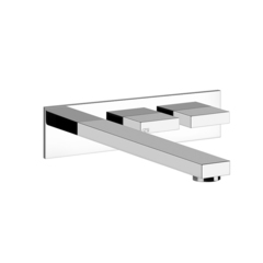 Gessi Rettangolo T 20484#031 Встраиваемый смеситель для раковины с индивидуальной длиной излива (70-300мм), без донного клапана(внешние части), цвет: хром фото