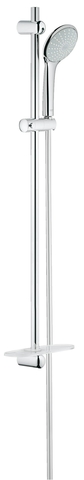 Душевой гарнитур с полочкой GROHE Euphoria (ручной душ, штанга 900 мм, шланг 1750 мм), хром (27267001)