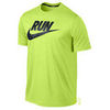Футболка Nike Legend Run Swoosh Tee салатовая - 1