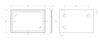 BelBagno Kraft SPC-KRAFT-1400-800-SENS-AL Зеркало со встроенным светильником и сенсорным выключателем, цвет: серый