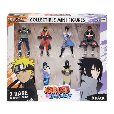 Коллекционный набор фигурок PMI Toys: Naruto (8)
