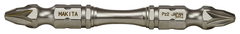 Насадка двусторонняя Silver Torsion PZ2, 65 мм Makita B-20719