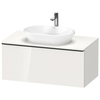 Duravit D-Neo DE494802222 Тумбочка подвесная, 459x1000x550 мм, 1 ящик, цвет: белый высокоглянцевый