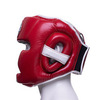 Шлем боксерский Leaders Full Face Red/White