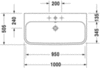 Duravit Happy D.2 2318100000 Раковина мебельная