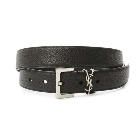 Ремень SAINT LAURENT с пряжкой CASSANDRE
