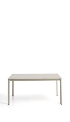 Уличный стол Anafi с бежевой столешницей из спеченного камня, 220 x 100 см
