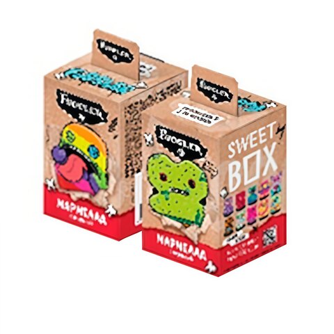 FUGGLER SWEET BOX Мармелад с игрушкой/подарком в коробочке 1кор*12бл*10шт, 10гр