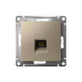 Розетка компьютерная RJ45, кат. 5Е - AtlasDesign - шампань — фото 2