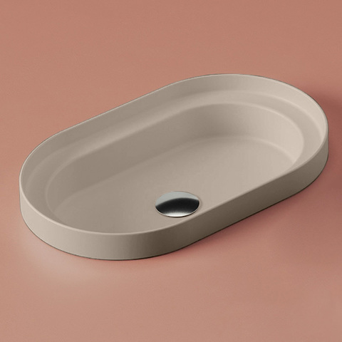 ArtCeram Fuori Scala TFL033 41 00 Раковина встраиваемая, 58.3x36.3, цвет: бежевый