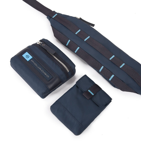 Сумка на пояс Piquadro Bios, синий, нейлон (CA5112BIO/BLU)