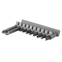 Набор бит ПРАКТИКА Мастер 11 шт 25 и 50 мм  PH, PZ, HEX SL, TORX держатель 60 (908-214)