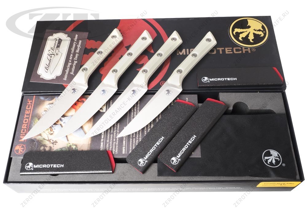 Сет Microtech Kitchen Steak Set 4 IVORY 3600-10SETIV