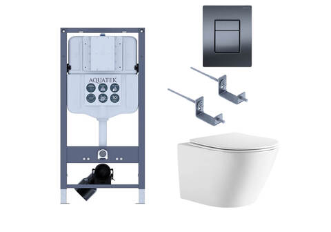Aquatek SET Aquatek ЛИБЕРТИ-PNN04 4в1 SET Aquatek ЛИБЕРТИ-PNN04 4в1 (рама Aquatek INSP-0000002 +крепёж KKI-0000002+клавиша PNN-0000004 +унитаз ЛИБЕРТИ AQ1999T-00 с тонким сиденьем sc)