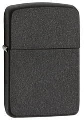 Фото Зажигалка ZIPPO 1941 Replica, латунь с покрытием Black Crackle, черный, матовая, 36х12x56 мм