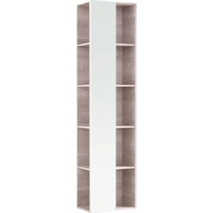 Geberit Citterio 500.569.JI.1 Стеллаж с зеркалом: 40x160x25см, Бежевый дуб / Меламин, древесная структура фото
