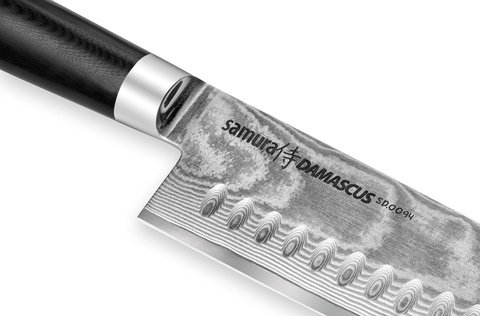 Нож кухонный Сантоку 18см Samura Damascus SD-0094/Y