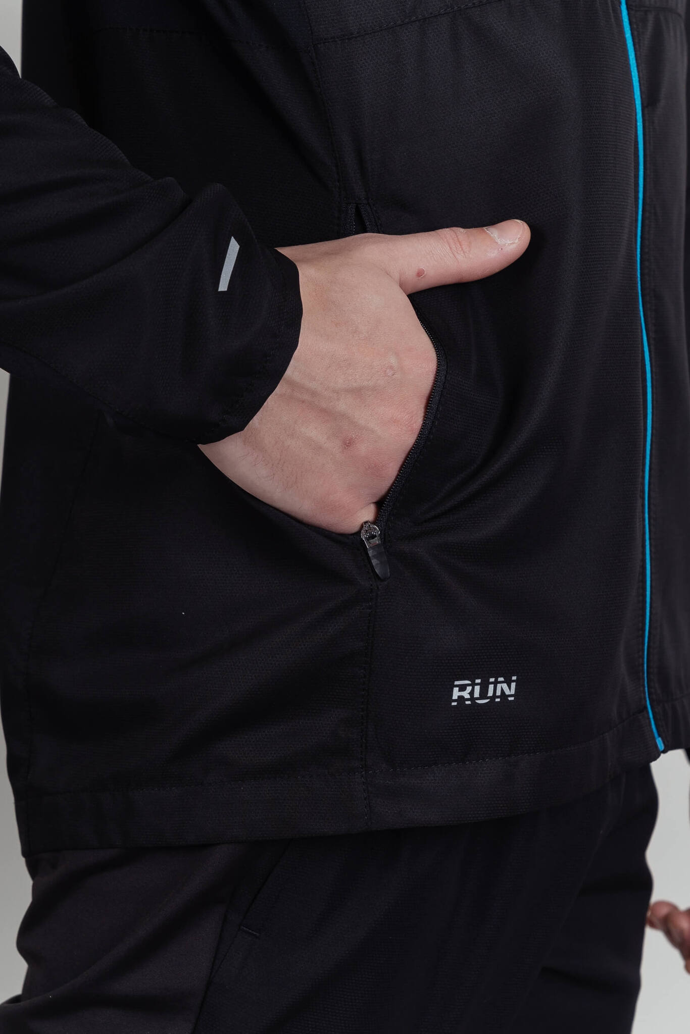 Мужская куртка для бега Nordski Run black - 5