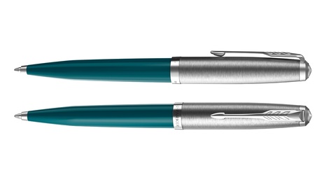 Ручка шариковая Parker 51 Core, Teal Blue CT (2123508)