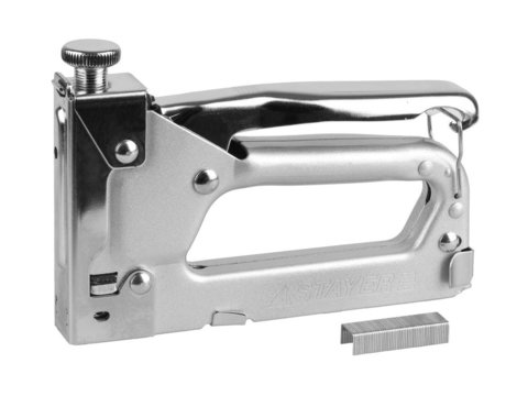STAYER Pro-53, тип 53 (A/10/JT21) 23GA (4 - 14 мм), усиленный степлер для скоб, Professional (3150)