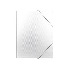 
          Папка на резинках Erich Krause, А4, 248х320х5 мм, 550 мкм, пластик, "Diamond Total White", в пакете 4 шт.