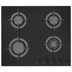 Варочная панель Monsher MGG 64 Noir, 4 конфорки, газовый контроль, черная Варочная панель Monsher MGG 64 Noir, 4 конфорки, газовый контроль, черная