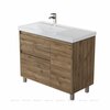 Aquanet 346346 Тумба Nova Lite 2.0 90 L напольная цв. дуб рустикальный (346346)