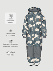 Комбинезон мембранный зимний Mjölk Бизоны, утеплитель 250гр/м2