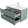 BelBagno KRAFT-800-2C-SO-VO База под раковину подвесная с фрезерованными ручками по всей длине фасада с двумя выкатн. ящ., Еловый Мат., 800x455x500