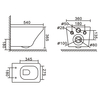 BelBagno BB3201CHR-MB/BB3201SC-MB Унитаз подвесной безободковый, цвет: чёрный