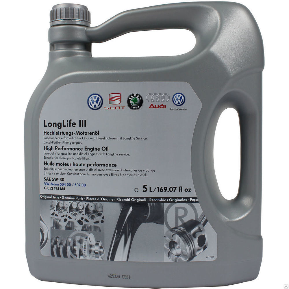 VAG Longlife III 5W30 Синтетическое моторное масло