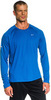 Футболка Nike Miler LS UV /Рубашка беговая голубая - 1