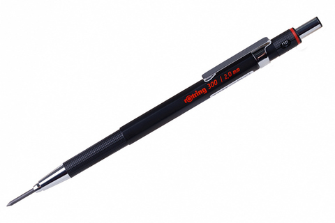 Карандаш механический Rotring 300 Black, грифель: 2.0 mm (1904729)