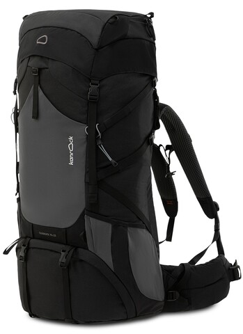 Картинка рюкзак туристический Kanrock Charger 75+15 Charcoal Black - 1