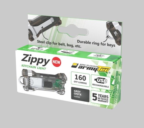 Фонарь-брелок Armytek Zippy Серый, F06001G