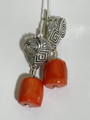 Альенде (серьги из серебра)