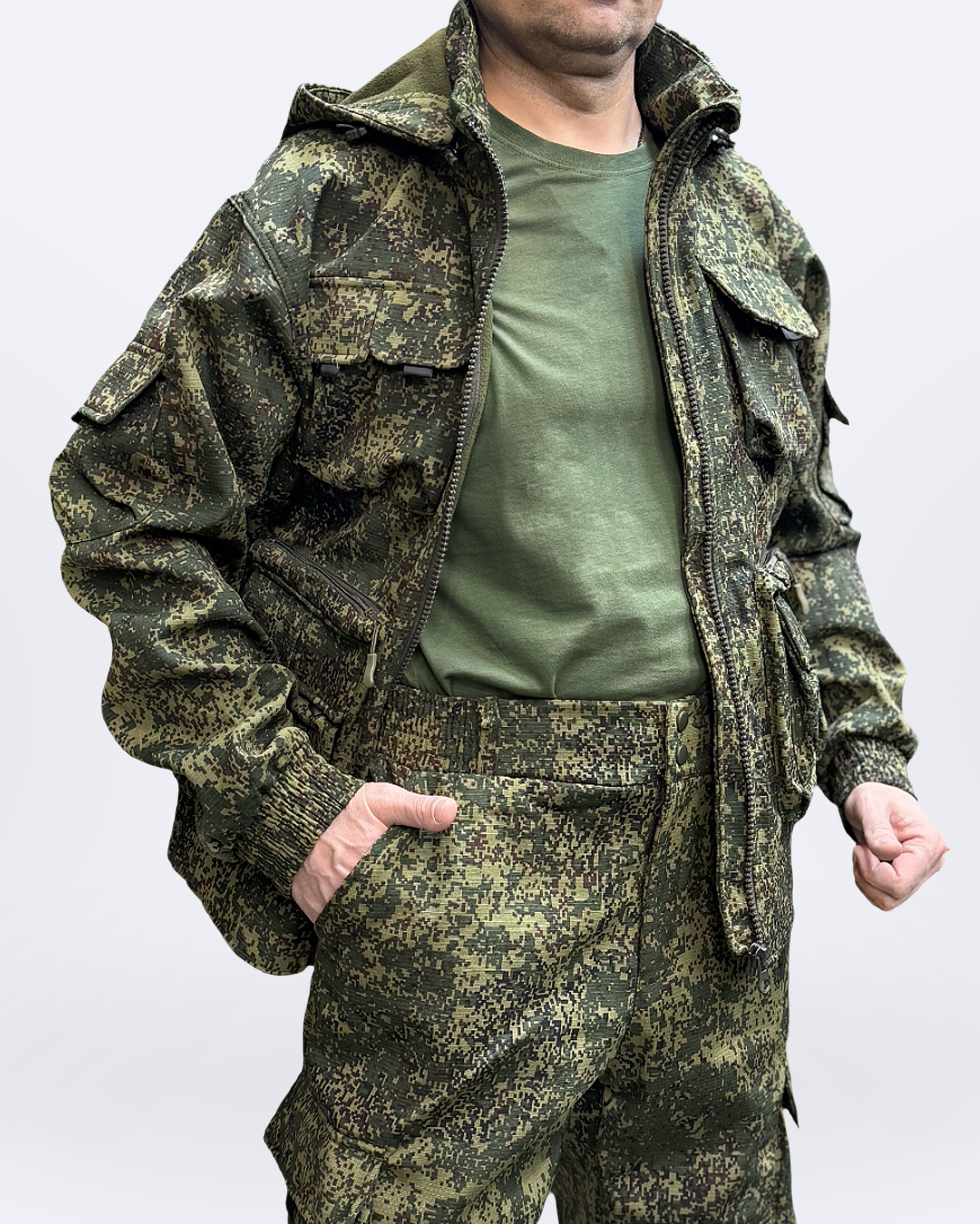 Костюм Горка на флисе, Цифровая флора