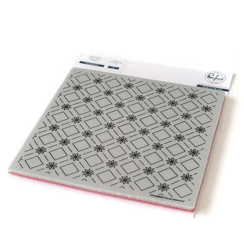 Штамп Pinkfresh Studio Cling Rubber Stamp Set -15х15 см- Floral Diamond