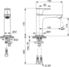Ideal Standard Connect Air A7015AA Смеситель для раковины однорычажный
