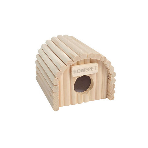 Homepet домик для грызунов ракушка деревянный 12,5 см х 13 см х 10,5 см