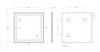 BelBagno Kraft SPC-KRAFT-700-800-SENS-NERO Зеркало со встроенным светильником и сенсорным выключателем, цвет: чёрный