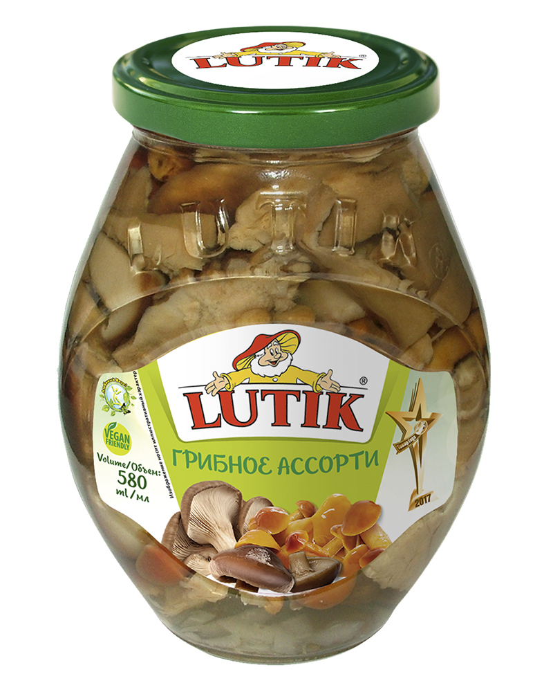 Грибное ассорти Lutik, 580 мл.