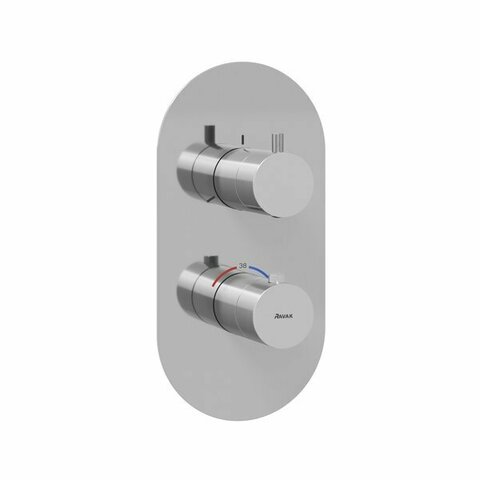 Ravak X070209 Смеситель скрытого монтажа ES 067.00CR.O3 ХРОМ (3 вывода) + нужен RB07C.50 (X070232)