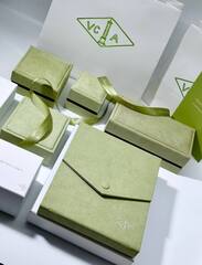 77950- Комплект подарочной упаковки VAN CLEEF коробка/футляр для колье/подвески VCA (lux)