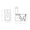 BelBagno Albano BB120CPR Чаша унитаза безободкового, P-trap, цвет: белый