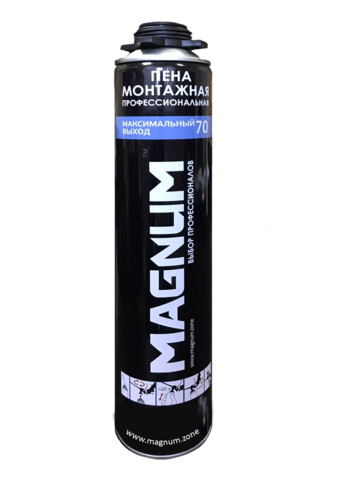 Пена монтажная профессиональная MAGNUM 70, 1000 г (12шт/в уп)