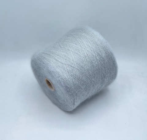 FILCOM (пр.Италия), art.Aurora, 850м/100 гр. 70% Суперкидмохер 30%Шелк , цвет-Серый ледник арт-31287